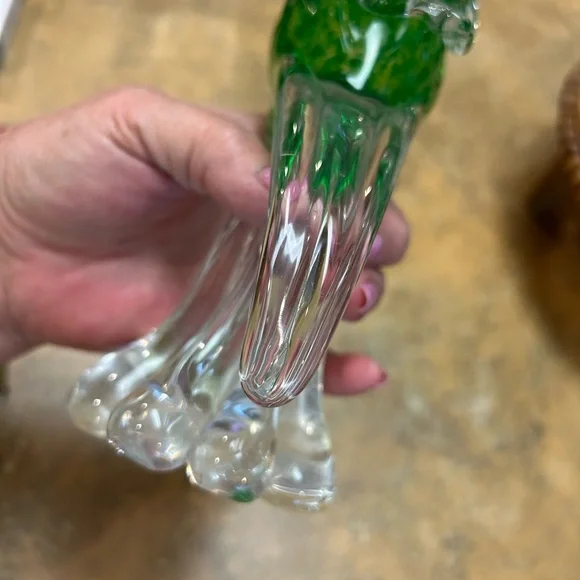 Hand Blown Murano Glass Cockatoo Heavy Art Figurine - Picture 15 of 15